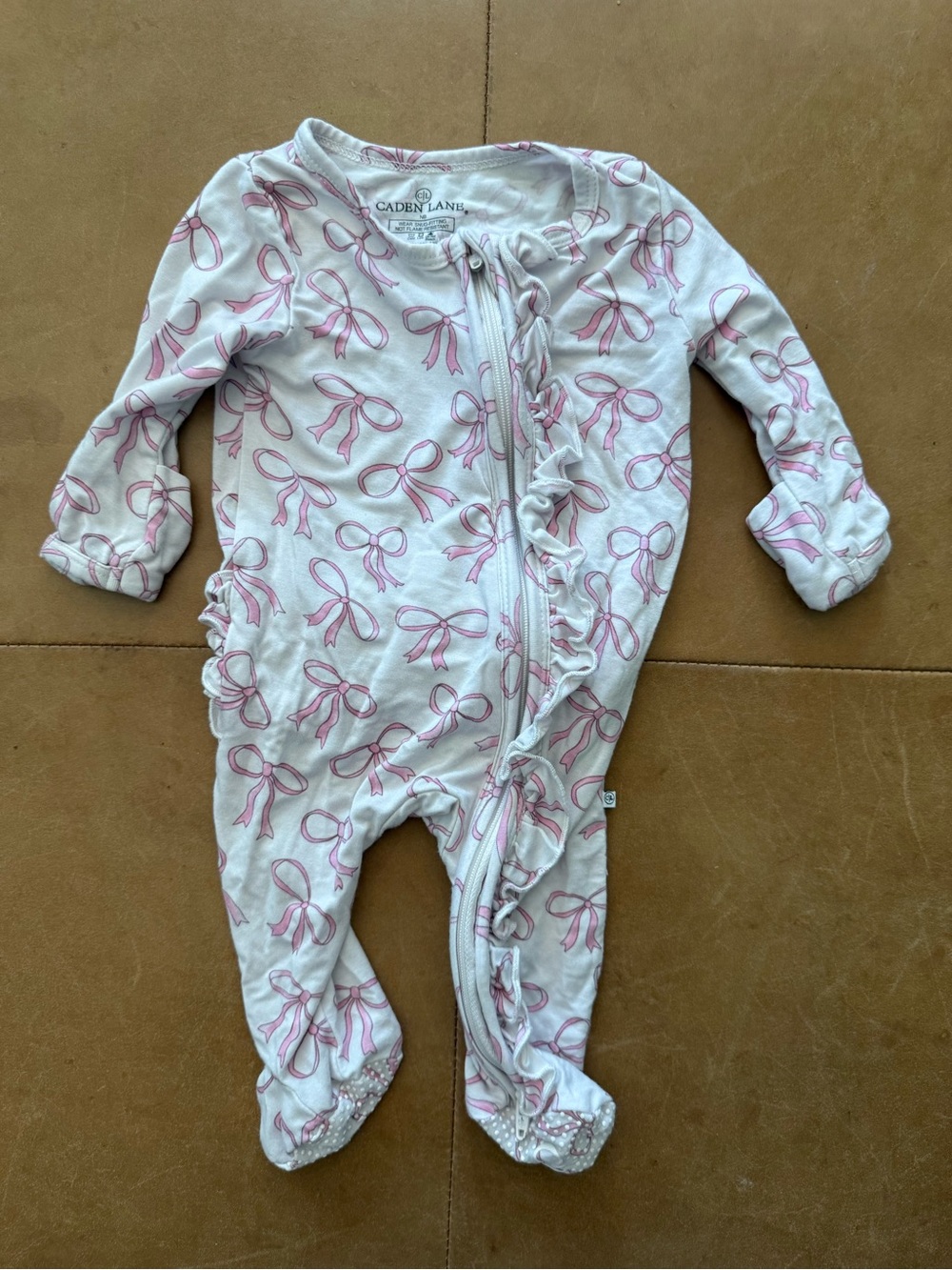 💜$20 FLASH SALE💜Caden Lane Viscose Bamboo Newborn Footie